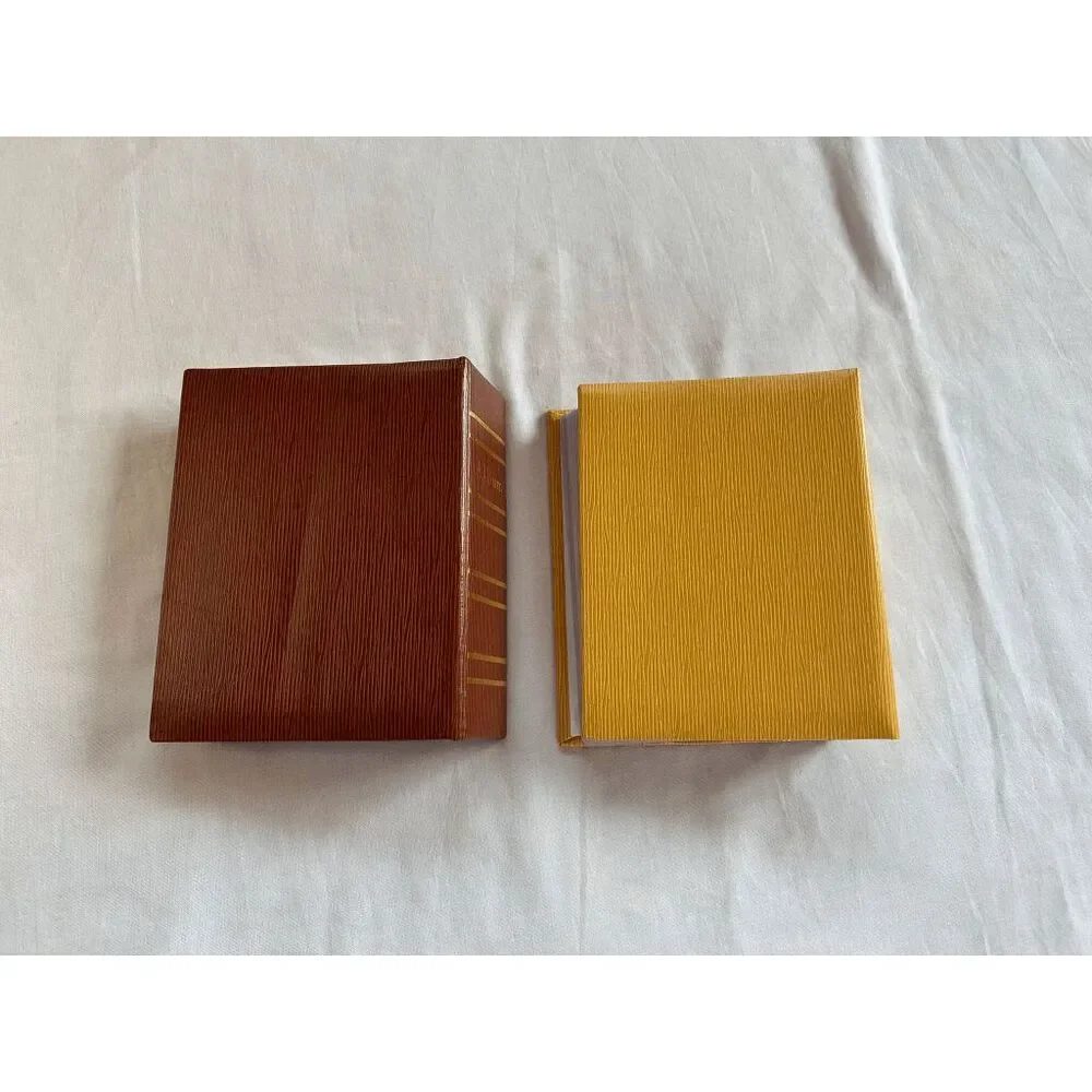 Photo Album Set of Two, Brown & Yellow 4x6 Pictures 100 Pictures Albums - Picture 3 of 7